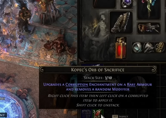 PoE2 0.5.4 Orb of Sacrifice